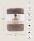 Preview: I am creative macrame rope 6203.04 coffee 2mm, 500g - I-am-creative-6203.04-7640415812244-03.jpg