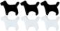 Preview: I am creative magnet hund let`s organize maa4035.53 schwarz, weiss 6 stück - I-am-creative-maa4035.53-7611983215508-02.jpg