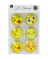 Preview: I am creative magnet smiley let`s organize maa4035.64 glas, 30mm 6 stück - I-am-creative-maa403564-7611983215614