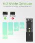 Preview: Icy box ext. gehäuse m.2 usb 3.2 g2 ib-1807mt-c31 nvme, werkzeuglos, alu. - Icy-box-ib-1807mt-c31-4250078172925-04.jpg