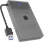 Preview: Icy box ext. gehäuse 2.5inch ib-ac603b-u3 kunststoffhülle,usb 3.2 g1 - Icy-box-ib-ac603b-u3-4250078173137