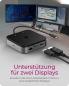 Preview: Icy box usb4 dockingstation dual ib-dk408-c41 1x hdmi+dp,3x usb 3.2, gigabit - Icy-box-ib-dk408-c41-4250078171263