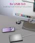 Preview: Icy box in-desk usb hub 60 mm black ib-hub1404a 2x usb 3.0, usb-c, 3,5mm, sd - Icy-box-ib-hub1404a-4250078166306-02.jpg