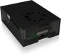 Preview: Icy box gehäuse für raspberry pi 4, ib-rp108 alu. deckel/boden acrylrahmen - Icy-box-ib-rp108-4250078169451