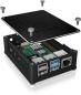 Preview: Icy box gehäuse für raspberry pi 4, ib-rp110 alu. cover und seitengitter - Icy-box-ib-rp110-4250078169895