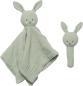 Preview: Jabadabado geschenkset rassel hase s1026 grün 2-teilig - Jabadabado-s1026-7332599010263