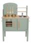 Preview: Jabadabado küche m.topf und pfanne w7253 grün 56x32x78cm - Jabadabado-w7253-7332599072537