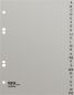 Preview: Kolma register longlife a5 19.245.03 grau a-z 24-teilig - Kolma-1924503-7611967190388