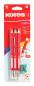 Preview: Kores coach bleistift hb spitzer bb92533 3 st./weisser radierer,3-eck. - Kores-bb92533-9023800925336-04.jpg