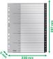 Preview: Leitz register pp recycle a4+ 1207-00-00 schwarz a-z - Leitz-1207-00-00-4002432127085-05.jpg
