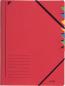 Preview: Leitz ordnungsmappe a4 39070025 rot 7 fächer - Leitz-39070025-4002432329052