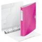 Preview: LEITZ Ringbuch Active WOW A4 42400023 pink 30mm