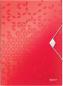 Preview: Leitz gummibandmappe wow a4 4599-00-26 rot für 150 blatt - Leitz-4599-00-26-4002432135103