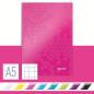 Preview: Leitz notizbuch wow a5 46281023 kariert, 90g pink - Leitz-46281023-4002432399635-03.jpg