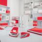 Preview: Leitz schubladenbox wow cube a4 5213-20-26 weiss/rot, 4 schubladen - Leitz-5213-20-26-4002432135172-09.jpg