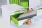 Preview: Leitz schubladenbox wow cube a4 5213-20-54 weiss/grün, 4 schubladen - Leitz-5213-20-54-4002432115396-03.jpg