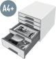 Preview: Leitz schubladenbox wow cube a4 5214-20-26 weiss/rot, 5 schubladen - Leitz-5214-20-26-4002432135189-03.jpg