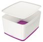 Preview: Leitz mybox gross, mit deckel 18lt 5216-10-62 weiss/violett - Leitz-5216-10-62-4002432121649