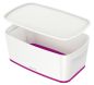 Preview: Leitz mybox klein, mit deckel 5lt 5229-10-62 weiss/violett - Leitz-5229-10-62-4002432121731
