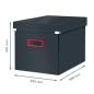 Preview: Leitz click&store cosy cube-box l 5347-00-89 grau 320x310x360mm - Leitz-5347-00-89-4002432128594-02.jpg