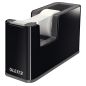 Preview: Leitz klebebandabroller duo color 53640095 schwarz 19mmx33m - Leitz-53640095-4002432117499