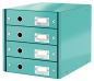 Preview: Leitz schubladenset click & store a4 60490051 eisblau 4 schubladen - Leitz-60490051-4002432103980