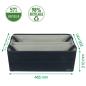 Preview: Leitz hot desk stofftasche 6444-00-89 samtgrau 3 fächer 46.5x21x20cm - Leitz-6444-00-89-4002432134625-04.jpg