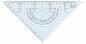 Preview: Linex geo-kombi-dreieck 15cm / 18cm 76400l transparent - Linex-76400l-5701221101112