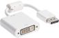 Preview: LINK2GO DisplayPort - DVI Adapter AD1111WP male/female, 15cm