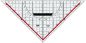 Preview: M+r geometriedreieck 22cm 23250100 abnehmbarer griff, rot - Mr-23250100-4004627416004