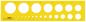 Preview: M+r kreisschablone 1-32mm 85030670 gelb-transparent - Mr-85030670-4004627725014