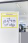 Preview: Magnetoplan magnetrahmen magnetofix 1131802 gelb, topsign 319x52mm 5 stk. - Magnetoplan-1131802-4013695057286