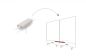 Preview: Magnetoplan top-connector double 1146098 weiss, für infinity wall - Magnetoplan-1146098-4013695060613