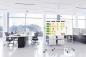 Preview: Magnetoplan scrum board 1800x1200mm 1240699 xl mobil inkl. zubehör - Magnetoplan-1240699-4013695059242-02.jpg