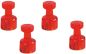 Preview: Magnetoplan magnet. memohalter 18x11mm 1666118 rot 4 stk. - Magnetoplan-1666118-4013695024868