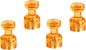 Preview: Magnetoplan magnet. memohalter 18x11mm 1666144 orange 4 stk. - Magnetoplan-1666144-4013695024875