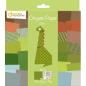Preview: Mandarine origamipapier 20x20cm or512c dino 70g 60 blatt - Mandarine-or512c-3609510575120