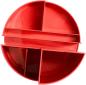 Preview: Maul rundbox 4117625 rot 6 fächer - Maul-4117625-4002390006309-04.jpg