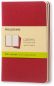 Preview: Moleskine notizheft cahier a6 097-0 blanko, rot 3 stück - Moleskine-097-0-9788862930970