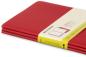 Preview: Moleskine notizheft cahier a5 103-8 blanko, rot 3 stück - Moleskine-103-8-9788862931038-05.jpg