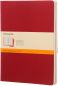 Preview: Moleskine notizheft cahier xl 25x19cm 931076 liniert, rot 3 stück - Moleskine-931076-9788862931076