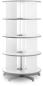 Preview: Moll drehregal depotfile 1002305 weiss, 4 etagen 80x80x138cm - Moll-1002305-4042984142549