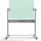 Preview: Nobo diamond glass whiteboard 1903943 weiss, mobil 900x1200mm - Nobo-1903943-5028252419598