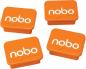 Preview: Nobo magnete 18x22mm 1905327 orange 4 stück - Nobo-1905327-5028252526135