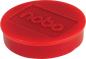 Preview: Nobo magnet rund 32mm 1915300 rot 10 stück - Nobo-1915300-5028252611220