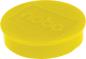 Preview: Nobo magnet rund 38mm 1915316 gelb 10 stück - Nobo-1915316-5028252611381