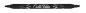 Preview: Online callibrush pen twin 3mm 18600/6 black - Online-18600-6-4014421186003-02.jpg