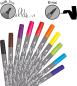 Preview: Online calligraphy brush pens 19051 double tip, set, 10 stück - Online-19051-4014421190512-02.jpg