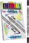 Preview: Online calligraphy brush pens 19051 double tip, set, 10 stück - Online-19051-4014421190512-03.jpg