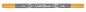 Preview: Online callibrush pen double tip 2mm 19073/6 curry - Online-19073-6-4014421190734